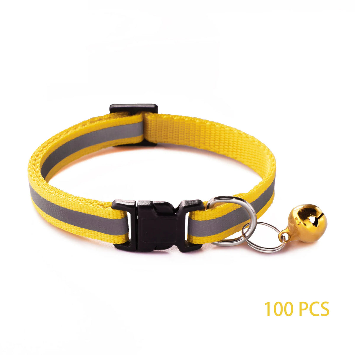 Adjustable Puppy Collar with Small Bell, 7.5 to 12.6 in