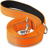 Reflective Nylon Dog Leash with Padded Handle, 4, 5 or 6 ft