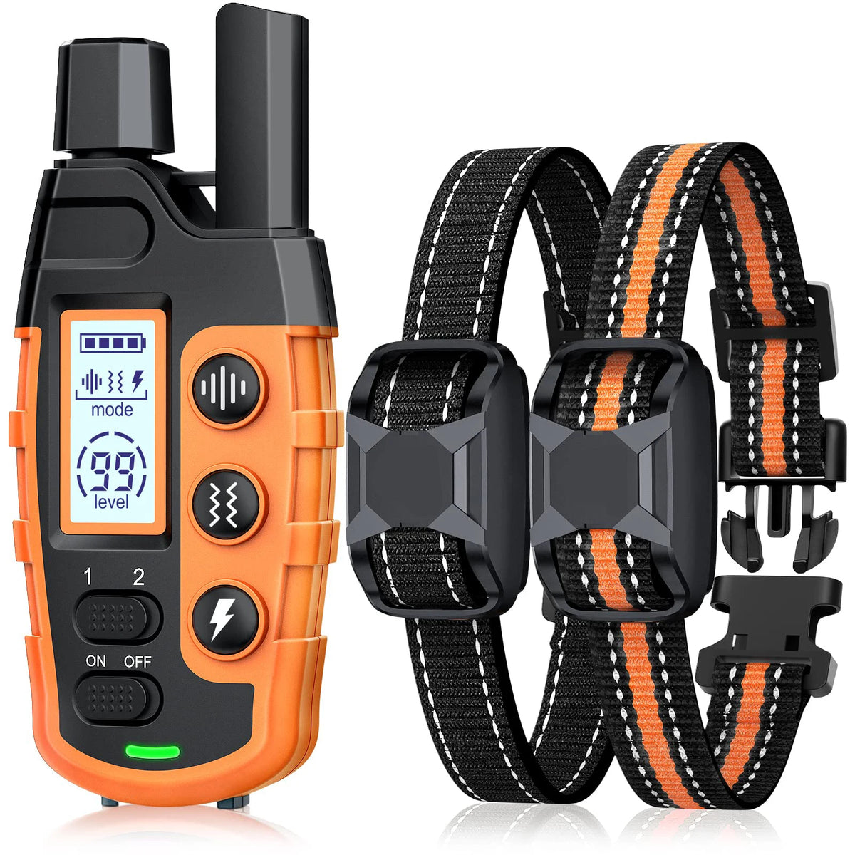 Remote Dog Training Collar with LCD Remote, 1 to 99 Levels