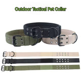 Tactical Dog Collar and Leash Set for Strong Medium Large Dogs