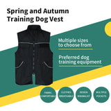 Dog Training Vest for Handlers with Treat Pockets, Summer Weight