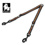 Double Dog Leash Coupler for Two Dogs, Reflective Nylon