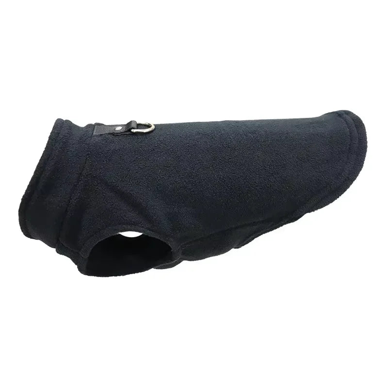 Fleece Dog Vest with D-Ring for Small Dogs