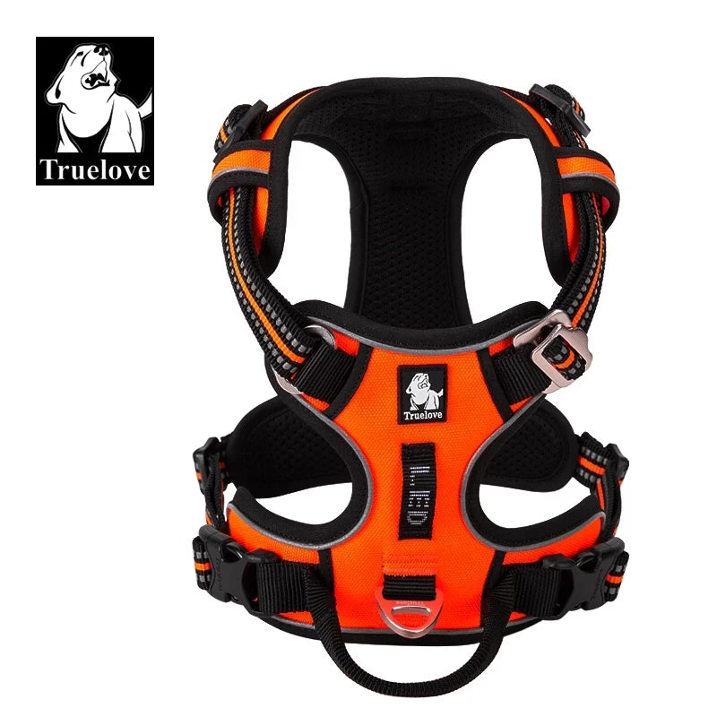 Reflective Mesh Dog Harness with Duraflex Buckles, XS to XL