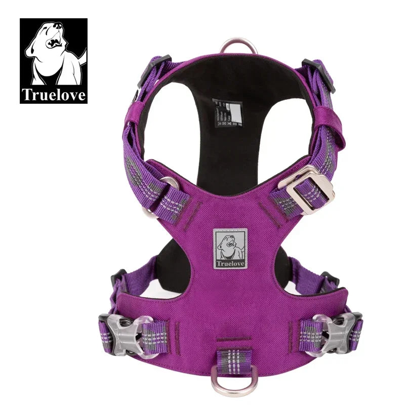 Lightweight Dog Harness with Aluminum D-Ring, Sizes XXS-XL