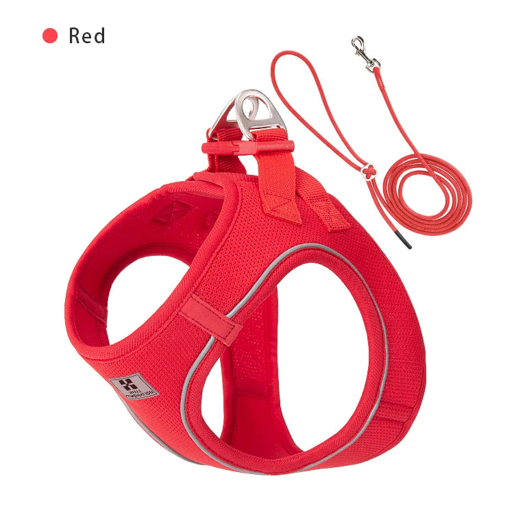 Step-In Dog Harness and Leash Set for Small Dogs and Cats