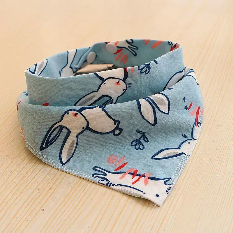 Cute Printed Dog Bandana, Soft Cotton Kerchief for Dogs and Cats