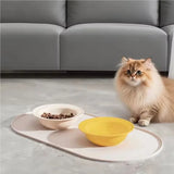 Non=Slip Silicone Dog Feeding Mat, Waterproof and Wipe-Clean