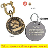 Personalized Engraved Dog ID Tag with Name, Phone and Address