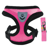 Mesh Dog Harness and Leash Set for Puppies and Small Dogs