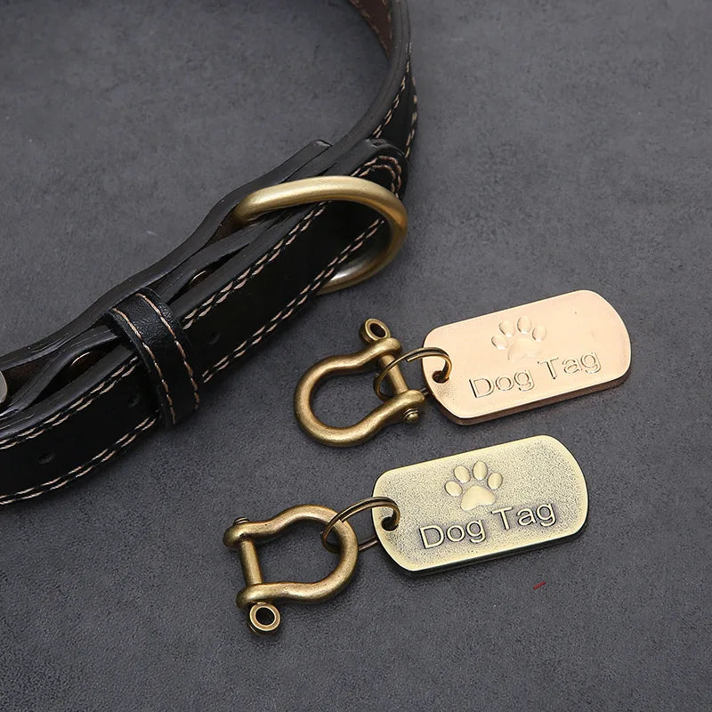 Personalized Engraved Dog ID Tag with Name, Phone and Address