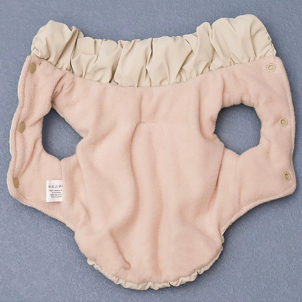 Padded Dog Winter Coat for Small and Medium Dogs, Windproof