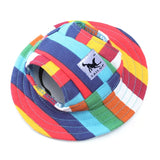 Dog Baseball Cap with Ear Holes, Breathable Mesh Visor Hat
