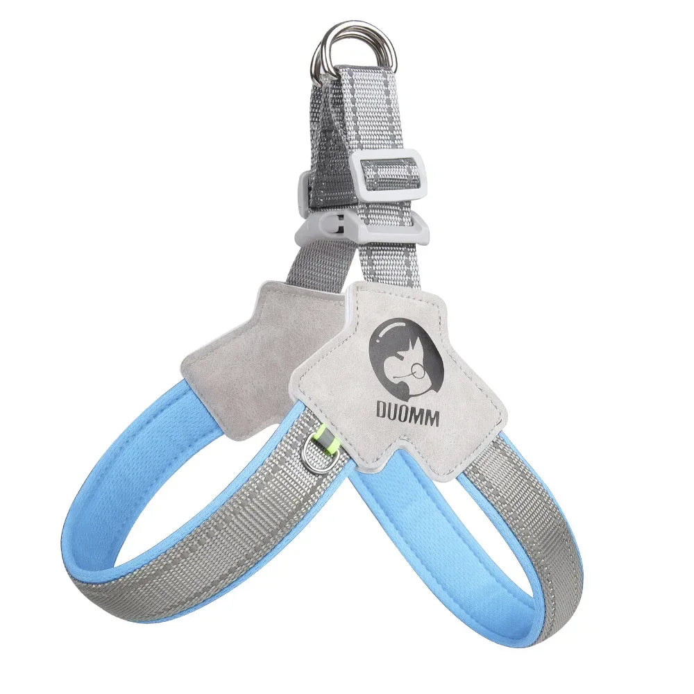 Y-Shaped Dog Harness, Reflective and Padded, Sizes S-XL