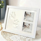Dog Paw Print Keepsake Kit with Clay and Photo Frame
