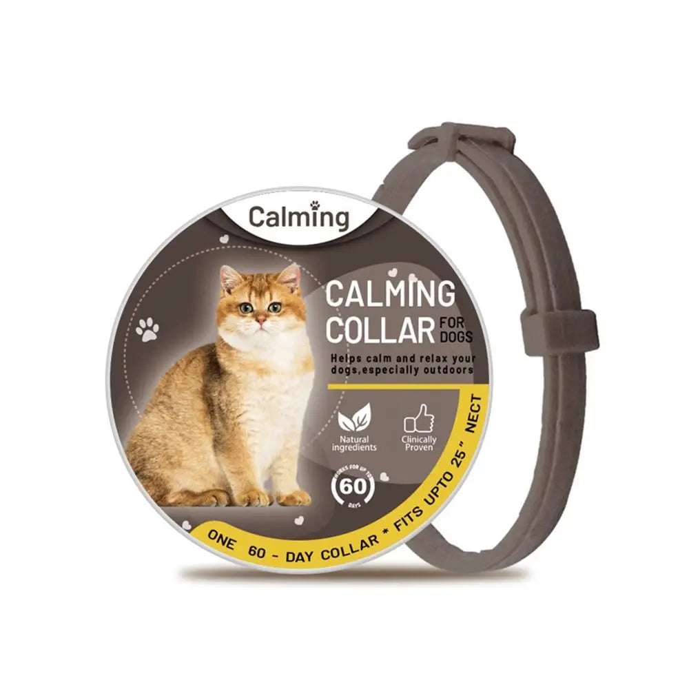 Calming Collar for Dogs and Cats, Adjustable Cut to Fit Design