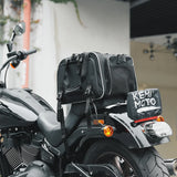 Motorcycle Dog Carrier Bag with Expandable Sides for Pets up to 20 lb