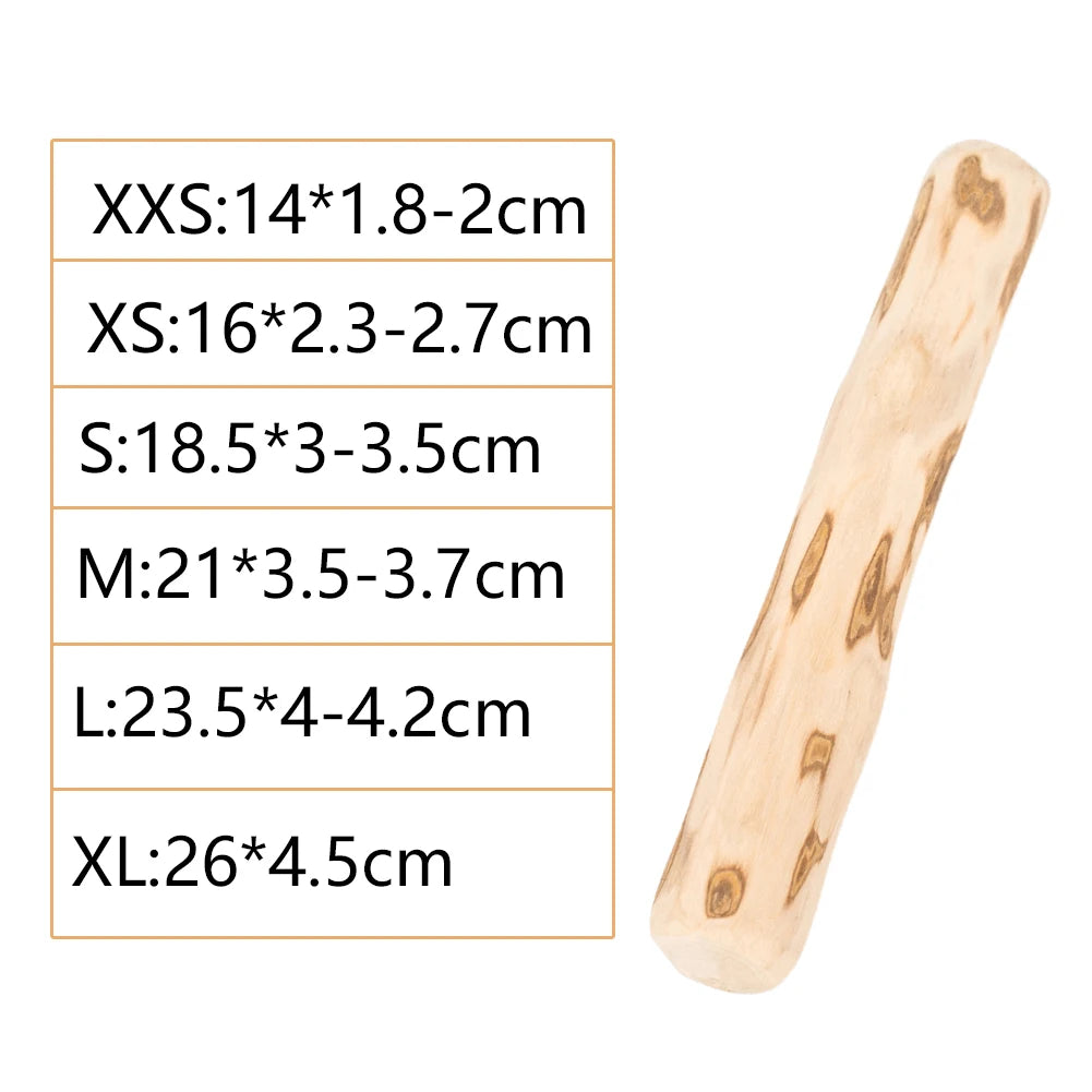 Natural Coffee Wood Dog Chew Stick in 6 Sizes
