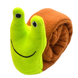 Snuffle Snake Dog Puzzle Toy with Treat Pockets and Squeaker