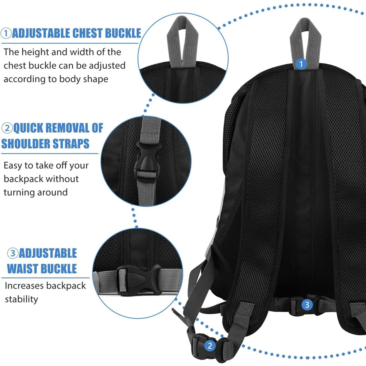 Front Dog Carrier Backpack with Head-Out Design for Small Dogs