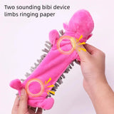 Squeaky Plush Dog Toy with Soft Mop Texture