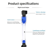 LED Dog Safety Light for Harness or Leash, 7 Colors