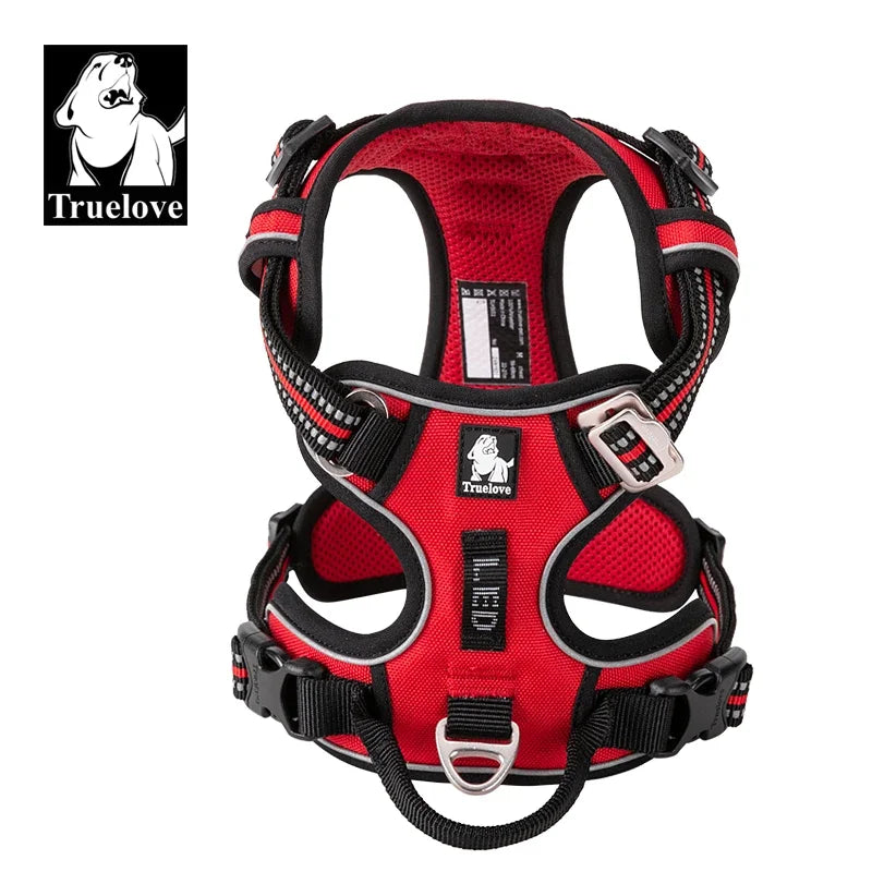 Reflective No Pull Dog Harness with Handle, Adjustable, XS to XL
