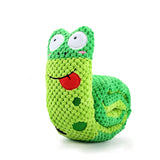 Snuffle Snake Dog Puzzle Toy with Treat Pockets and Squeaker