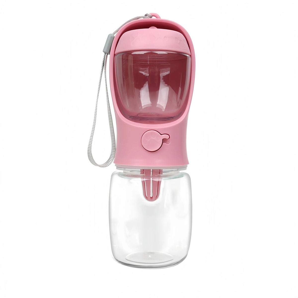 Portable Dog Water Bottle with Food Container for Walks
