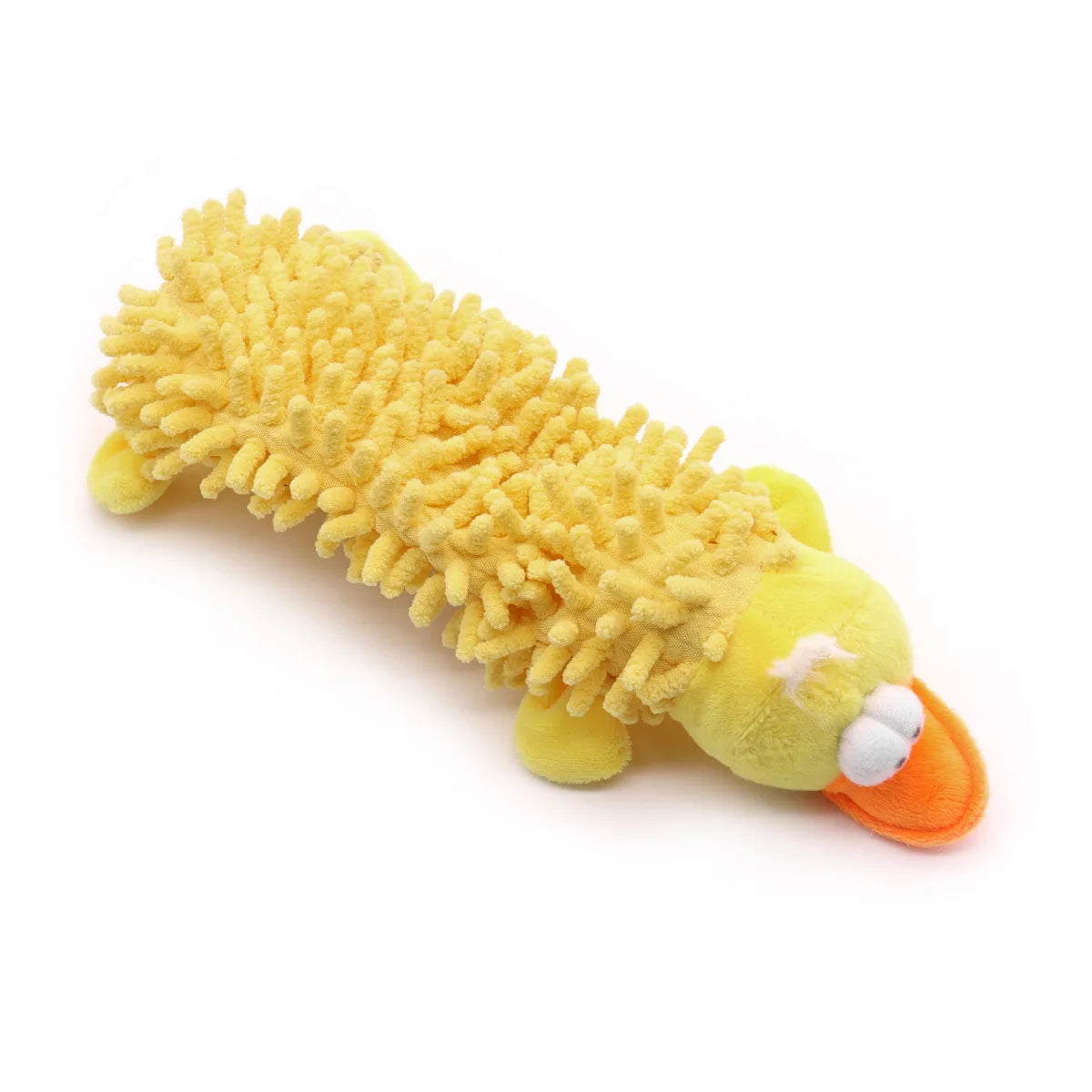Squeaky Plush Dog Toy with Soft Mop Texture