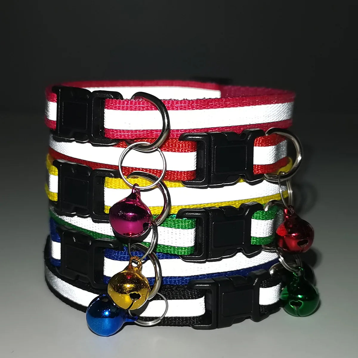 Adjustable Puppy Collar with Small Bell, 7.5 to 12.6 in