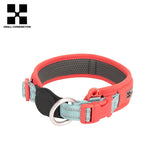 Reflective AirTag Dog Collar with Breakaway Buckle, Lightweight Nylon