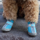 Non-Slip Dog Shoes for Small Dogs with Warm Plush Lining
