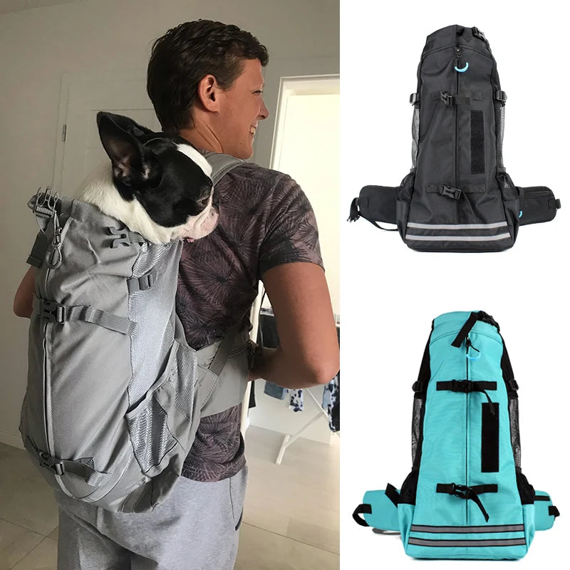 Cycling and Motorcycle Dog Backpack for Corgis, Pugs and Frenchies