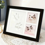 Dog Paw Print Keepsake Kit with Clay and Photo Frame