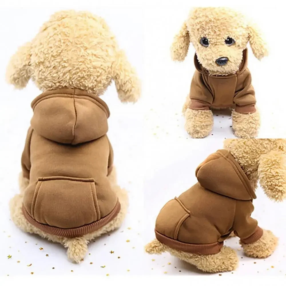 Dog Hoodie Sweatshirt for Small Dogs with Back Pocket