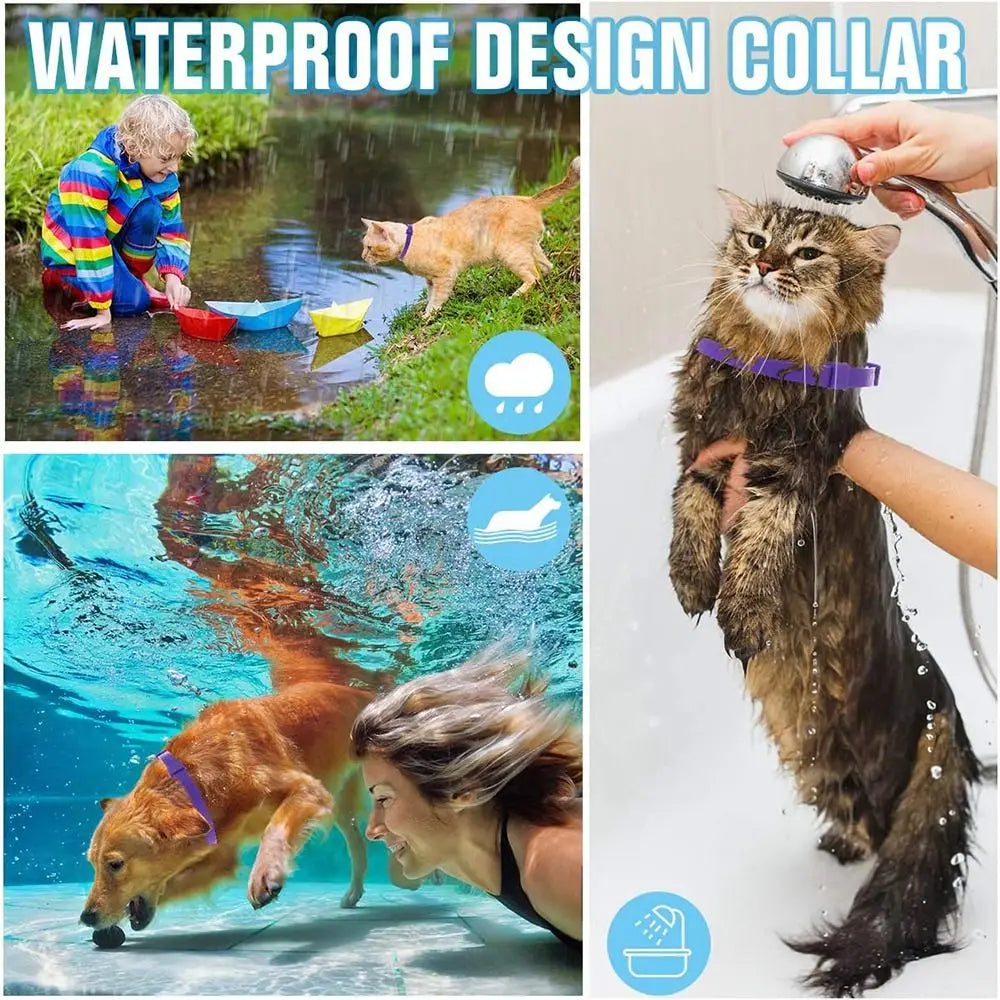 Calming Collar for Dogs and Cats, Adjustable Cut to Fit Design