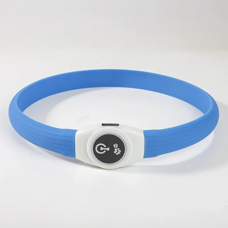 Rechargeable LED Dog Collar, Cut to Fit Small to Large Dogs