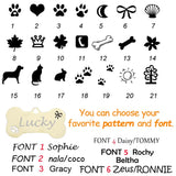 Personalized Dog ID Tag, Engraved Stainless Steel Bone