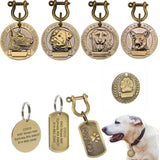 Personalized Engraved Dog ID Tag with Name, Phone and Address