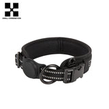 Reflective AirTag Dog Collar with Breakaway Buckle, Lightweight Nylon
