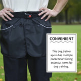 Dog Training Apron with Pockets, Water-Resistant and Adjustable