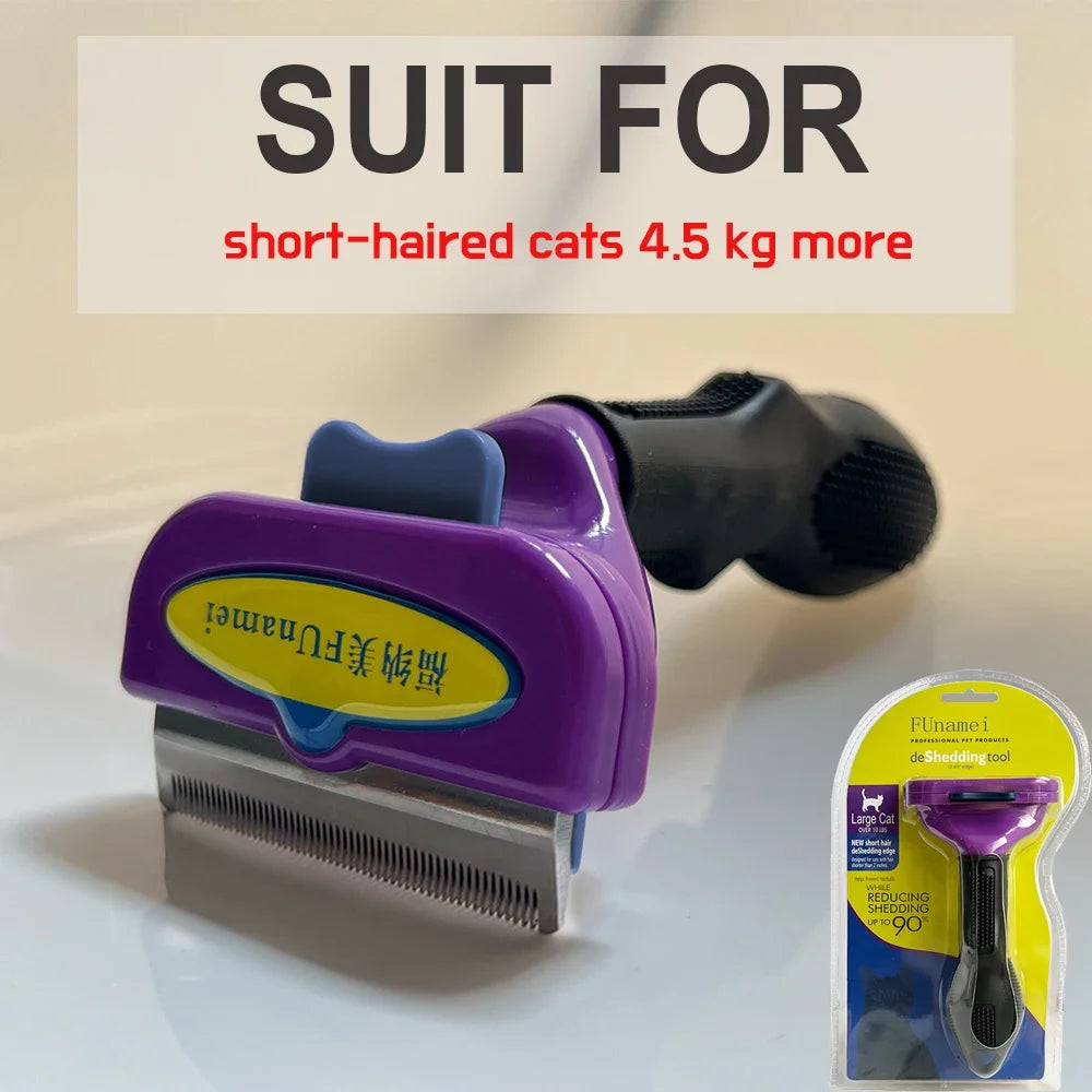 Dog Deshedding Brush for Undercoat, Long and Short Hair