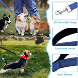 Long Dog Training Leash in Nylon, 4 ft to 49 ft Lengths