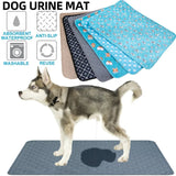 Washable Dog Pee Pad, Reusable Puppy Training Mat with Non-Slip Back