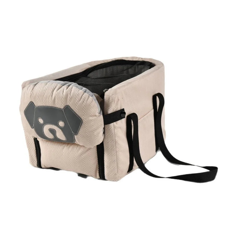 Dog Car Seat and Seat Cover, Booster Basket or Back Seat Hammock