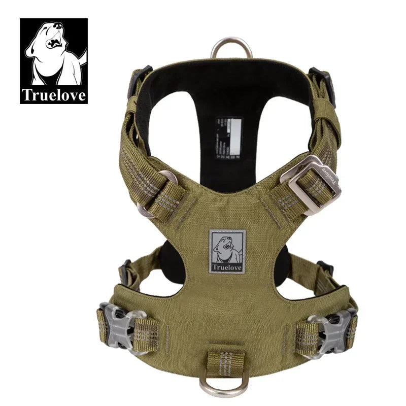 Lightweight Dog Harness with Aluminum D-Ring, Sizes XXS-XL