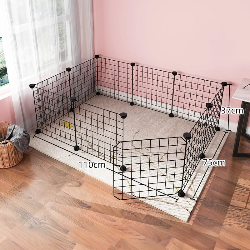 DIY Wire Mesh Dog Fence Panels, Modular Pet Barrier