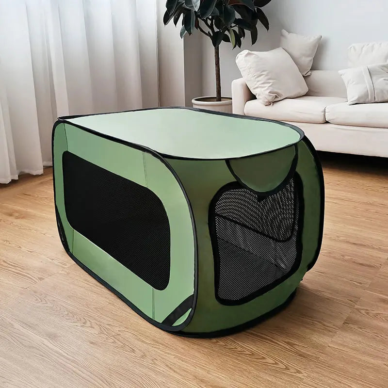 Pop Up Pet Tent Crate for Cars, Home & Outdoor Use