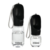 Portable Dog Water Bottle with Bowl, 12 oz or 18 oz